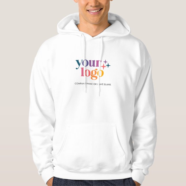 Moletom Logotipo da Empresa com Nome Personalizado  (Frente)