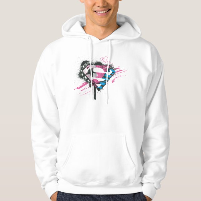 Moletom Logotipo da Supergirl Hearts (Frente)