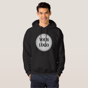 Moletom Logotipo de código QR preto elegante, minimalista