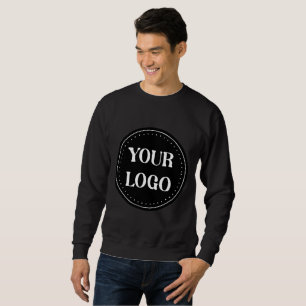 Moletom Logotipo de código QR preto elegante, minimalista