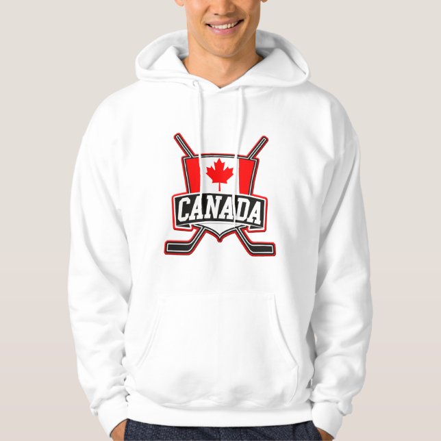 Moletom Logotipo de hóquei canadense (Frente)