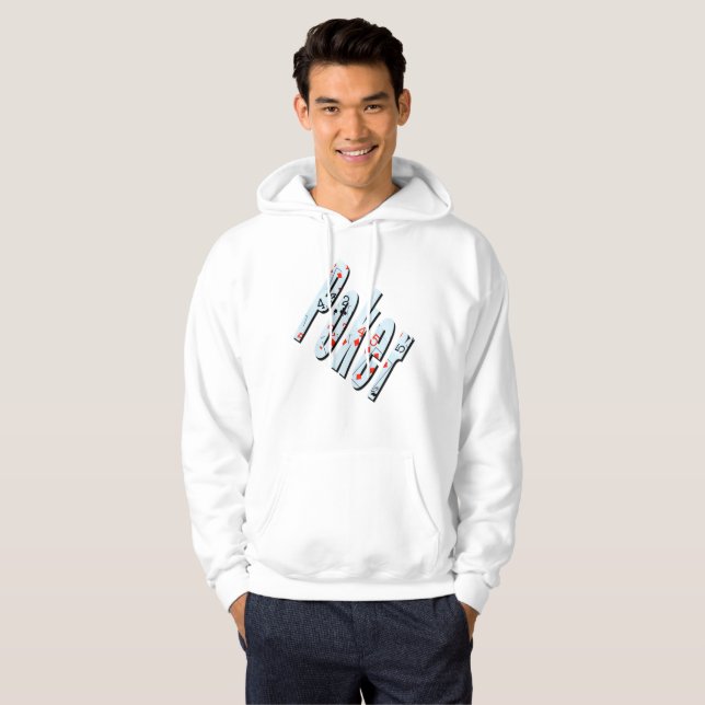 Moletom Logotipo Dimensionável Poker Flush Moedas Hoodie B (Frente Completa)
