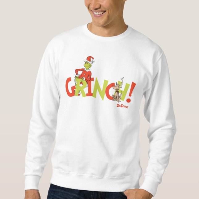 Moletom Logotipo do Personagem Grinch! Gráfico (Frente)