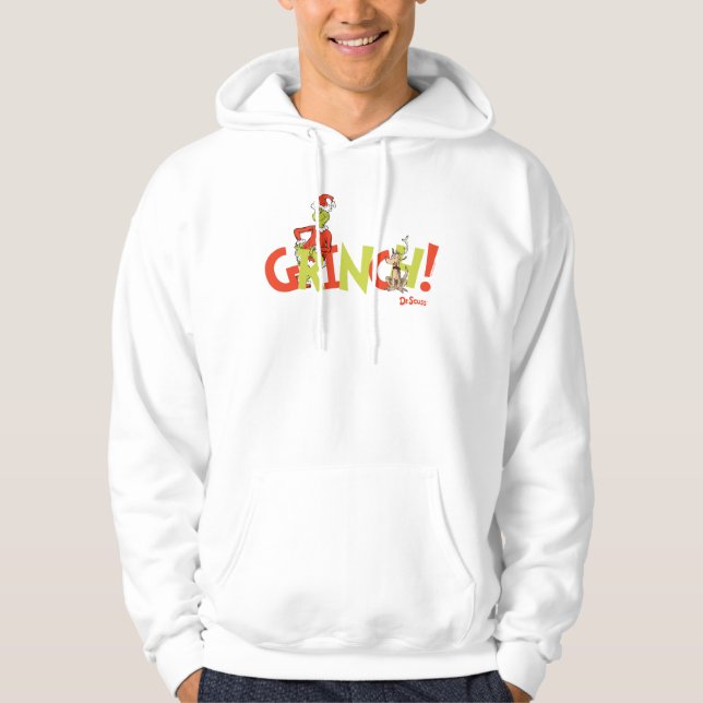 Moletom Logotipo do Personagem Grinch! Gráfico (Frente)