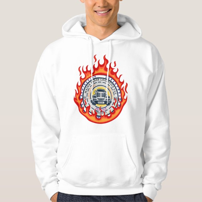 Moletom Logotipo em fogo (Frente)