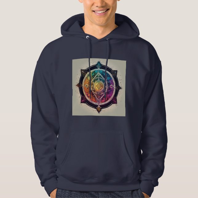 Moletom Logotipo Espiritual Místico e Mágico - Estilo Tatu (Frente)