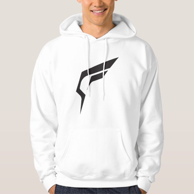 Moletom Logotipo francamente raspado (branco) (Frente)