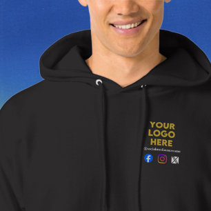 Moletom Logotipo Personalizado e Roupas de Negócios de Míd