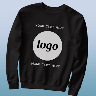 Moletom Logotipo Simples Com Promoção Empresarial De Texto