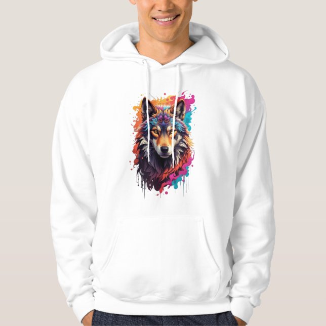 Moletom Logotipo Wolf Animal Design-87694 (Frente)