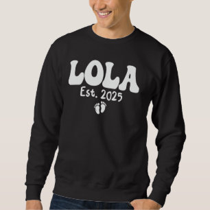 Moletom Lola Est 2025 Avó Groovy Promovida a Avó