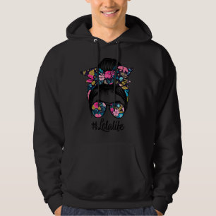 Moletom Lola Life Messy Hair Bun Floral Dia de as mães