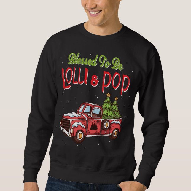 Moletom Lolli e Pop de Natal Avós do Pajama Avós (Frente)