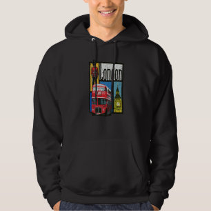 Moletom London England Big Ben Double Decker Guarda Queens