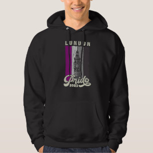 Moletom London Pride 2023, Big Ben, Asexual Pride Flag Pre