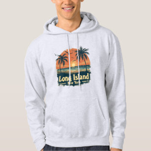 Moletom Long Island New York Retro Beach Vibes