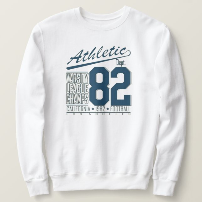 Moletom Los Angeles California varsity athletic  (Frente do Design)