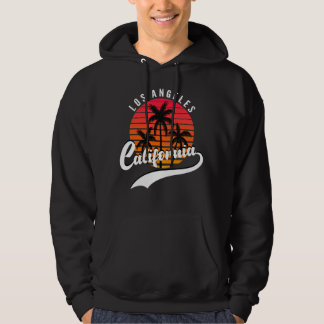 Moletom Los Angeles Retro Black Hoodie