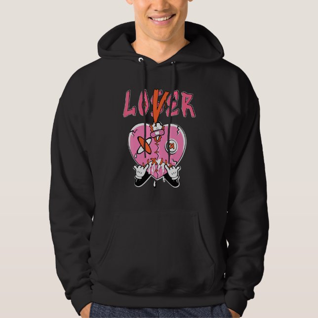 Moletom Loser  Heart Dripping GS Pinksicle 5s Matching (Frente)