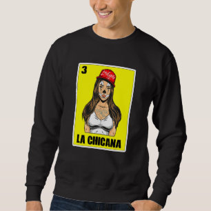 Moletom Loteria Mexicana Para Mulheres Usa Chingona La Chi