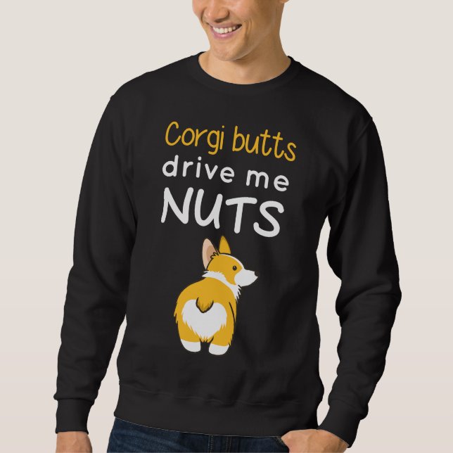 Moletom Loucos Corgi Drive Me (Frente)