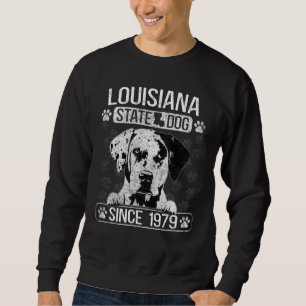 Moletom Louisiana Catahoula Leopard Dog US State Dog Fan L