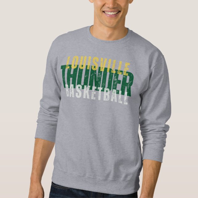 Moletom Louisville Thunder Basball Crew Sweatshirt (Frente)