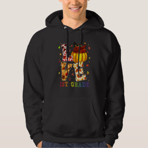 Moletom Love 1rua Grade Happy Fall Y'all Autumn Para Profe