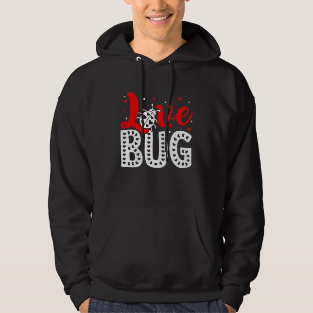 Moletom Love Bug Valentine's Day Insect Nature Date Night  (Frente)