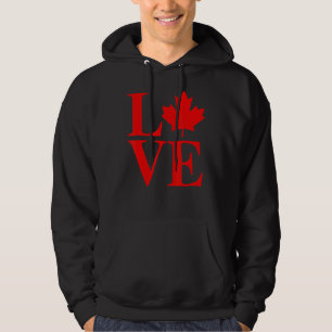 Moletom Love Canada Maple Leaf 2022 Vintage Canada Day