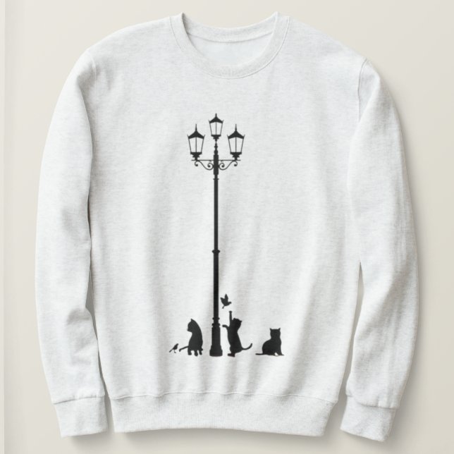 Moletom Love Cats – Estilo Fofo e Aconchegante (Frente do Design)