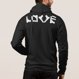 Moletom LOVE Collection Black Hoodie