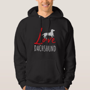 Moletom Love Dachshund Favorite Cães Dachshund Lover