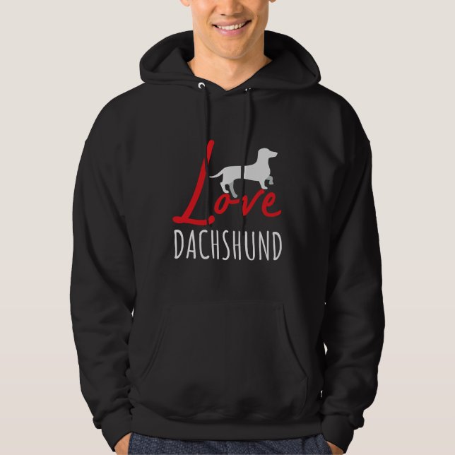 Moletom Love Dachshund Favorite Cães Dachshund Lover (Frente)