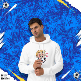 Moletom Love for soccer kawaii anime design
