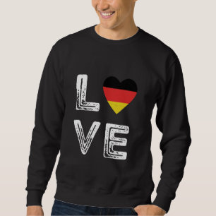 Moletom Love Germany Heart German Flag Roots Alemanha P