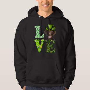 Moletom Love Labrador Dia de São Patrício Shamrock Irish D