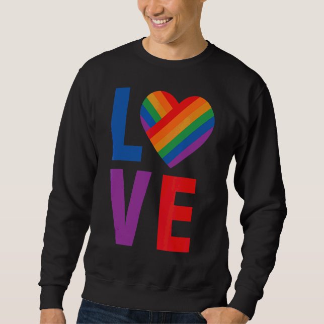Moletom Love Lgbt Pride (Frente)