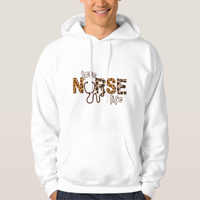 Moletom Love Nurse Life Cheetah 3 (Frente)