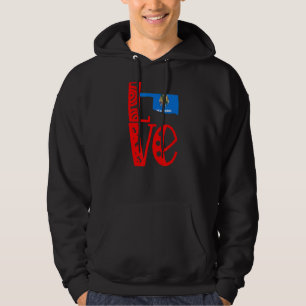 Moletom Love Oklahoma In Block Letters