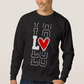 Moletom Love Part 1 Combinação de roupas de Casal Homens V