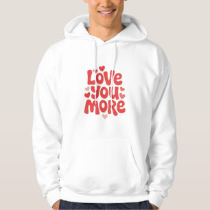 Moletom Love You More – Tipografia de Coração Româ