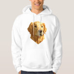 Moletom Low-Poly Golden Retriever<br><div class="desc">Celebrate your favorite furry friend with this stunning Golden Retriever portrait. Created in a modern, geometric 'Low Poly' art style, this design uses sharp polygonal shapes and warm golden tones to bring out the loyal and friendly spirit of the dog. A perfect minimalist and artistic choice for dog lovers, pet...</div>