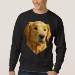 Moletom Low-Poly Golden Retriever<br><div class="desc">Celebrate your favorite furry friend with this stunning Golden Retriever portrait. Created in a modern, geometric 'Low Poly' art style, this design uses sharp polygonal shapes and warm golden tones to bring out the loyal and friendly spirit of the dog. A perfect minimalist and artistic choice for dog lovers, pet...</div>