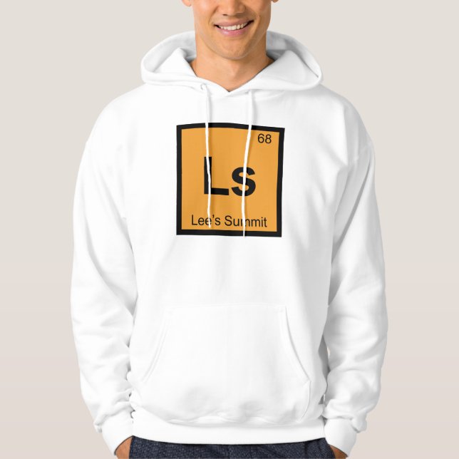 Moletom Ls - Lee's Summit Missouri Símbolo da Química Cida (Frente)