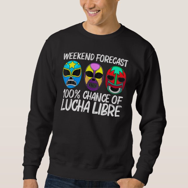 Moletom Lucha Libre Art For Men Luta Wrestler M (Frente)