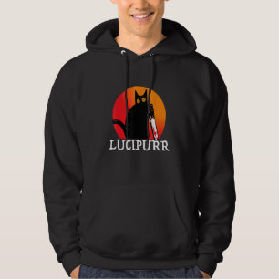 Moletom Lúcifer Oculto Satanista Gato Lucipurr Anticristo