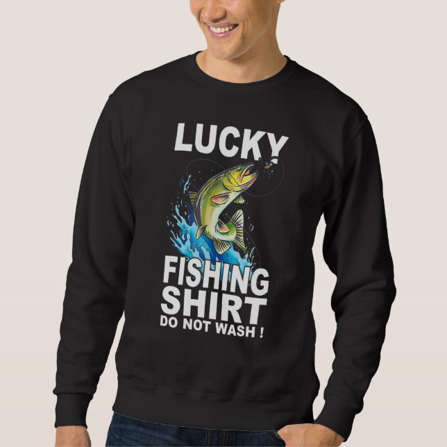 Moletom Lucky Fisheries engraçado (Frente)