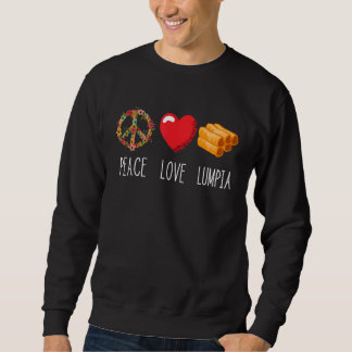 Moletom Lumpia Love Peace Comida Filipino Primavera Roll P