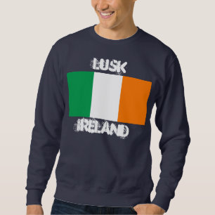 Moletom Lusk, Irlanda com bandeira irlandesa